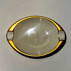 Vintage Rosenthal Porcelain Ashtray w/Gold Trim made in Kronach, Germany.